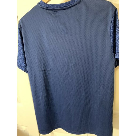 Superman‎ Blue Red T-shirt Short Sleeve Sz M Polyester - Picture 5 of 5